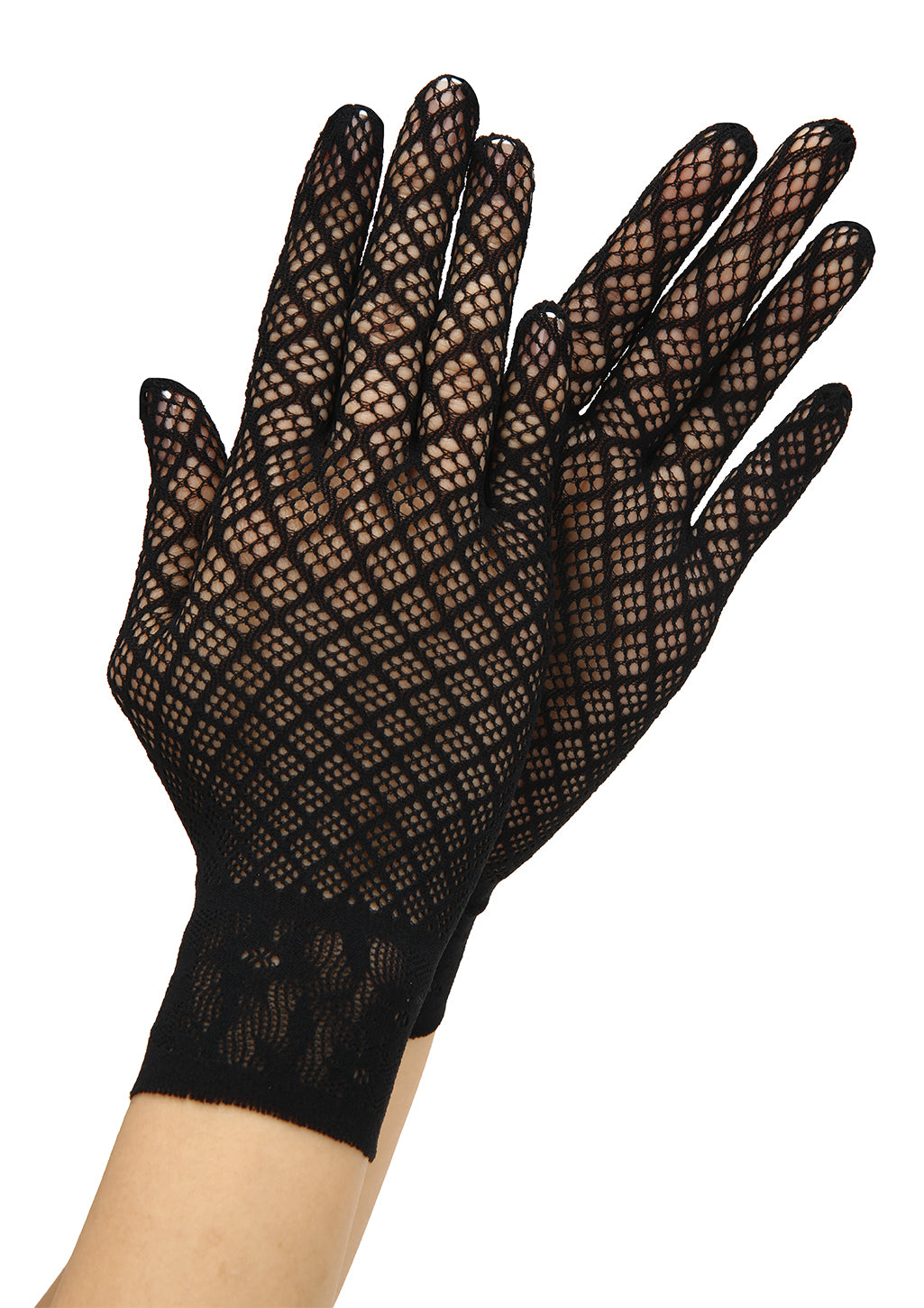 Diamond Jacquard Glove (Black)