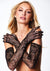 All Over Lace Opera Glove (Black)