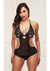 Lace Teddy - Black - Large/Medium